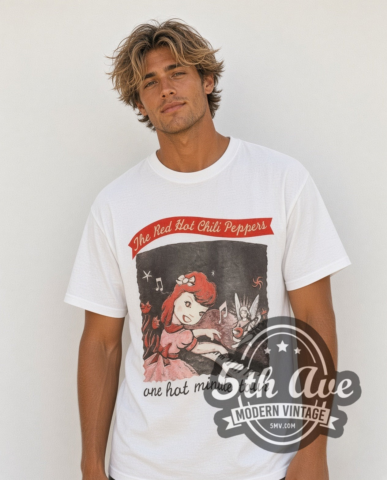 Red Hot Chili Peppers One Hot Minute Tour 1996 Band T-Shirt