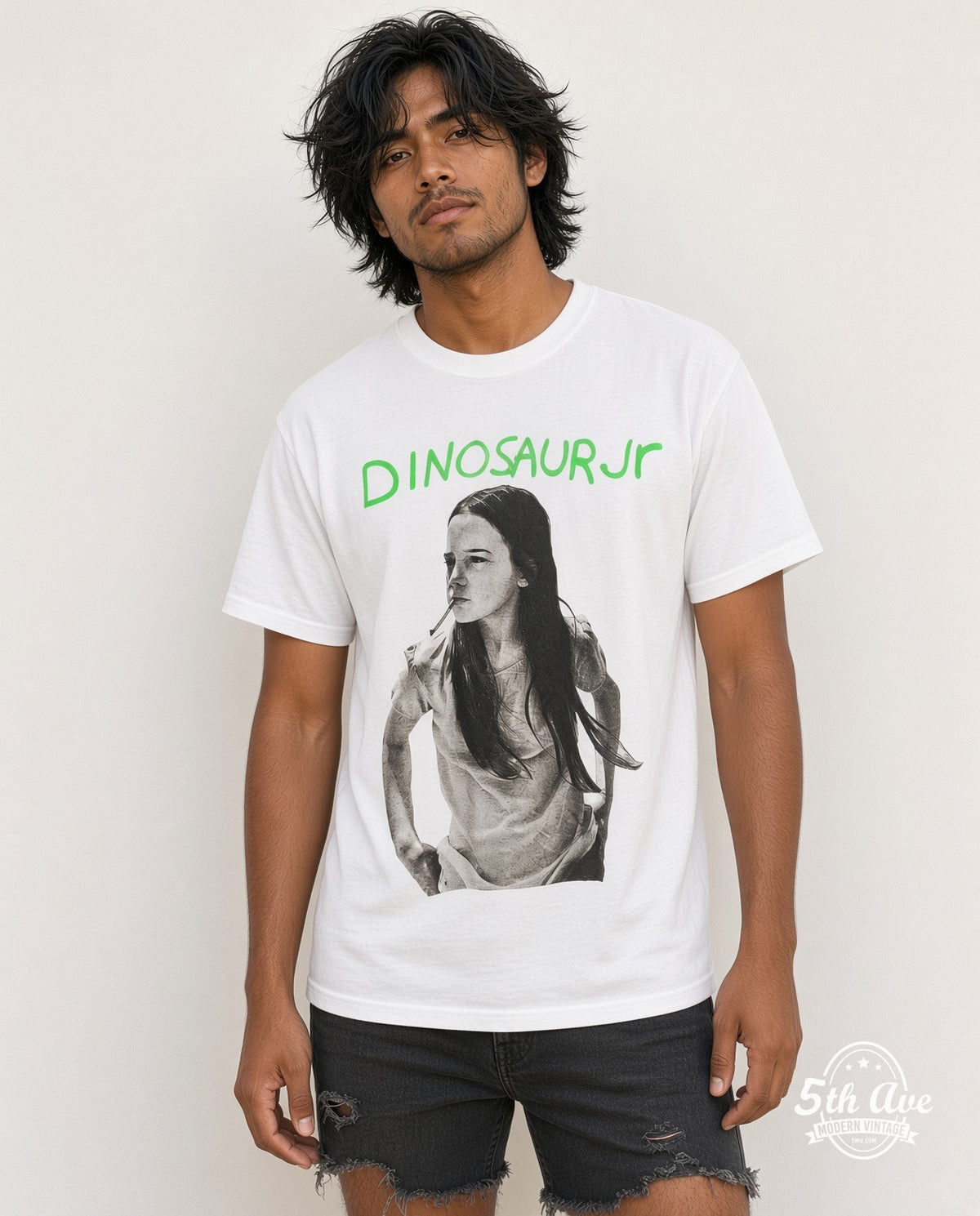 Dinosaur Jr. 'Green Mind' - Vintage Reprint Band T-Shirt model