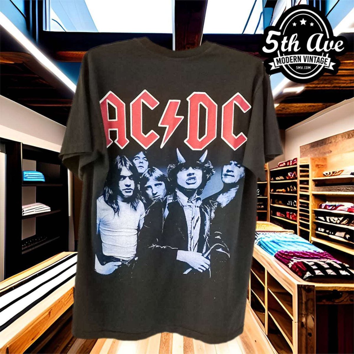 AC/DC Rock Legends t shirt: Unleash the Power of Rock! - Vintage Band Shirts