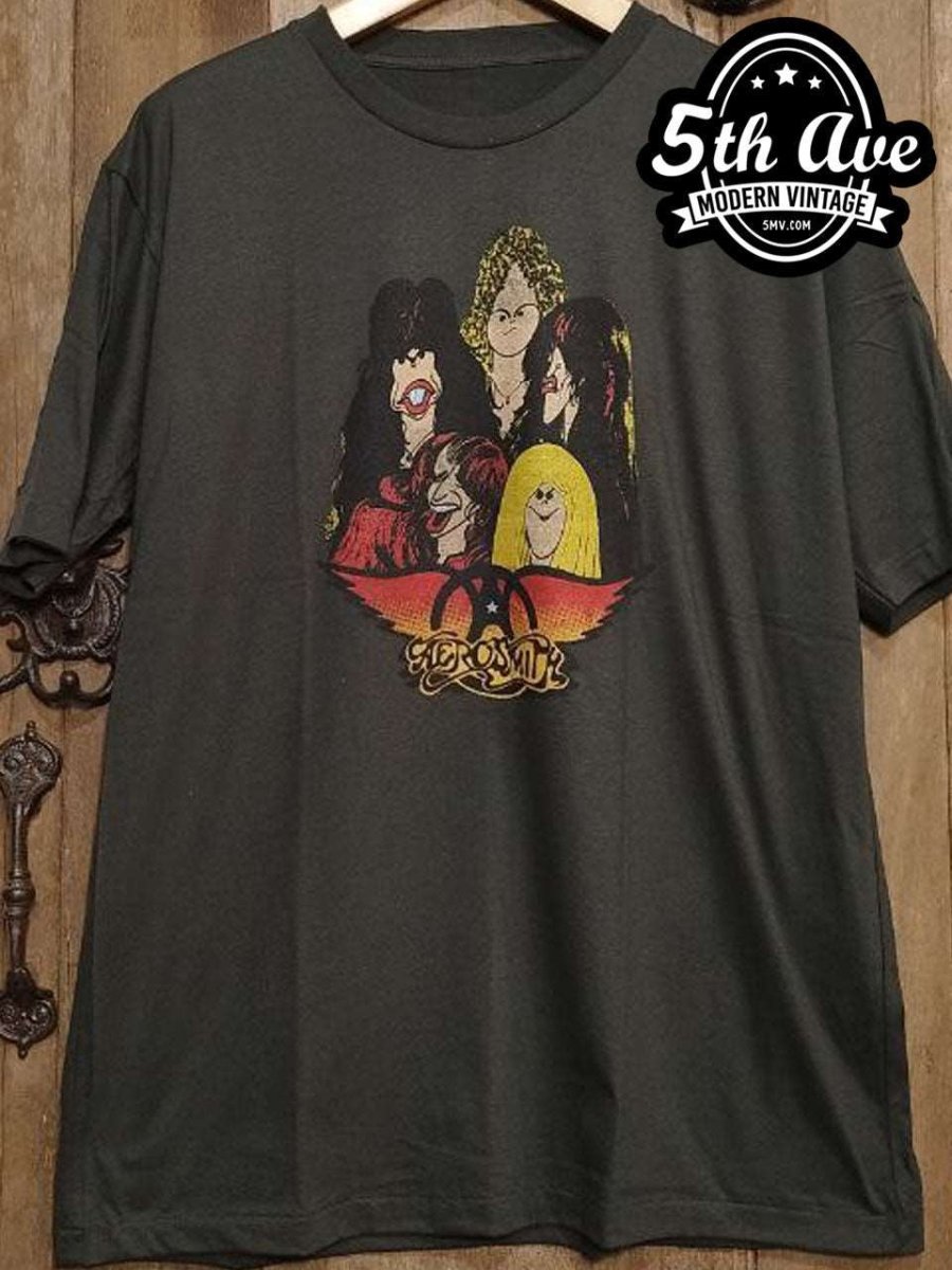 Aerosmith: Rock 'n' Roll Revolutionaries - Single Stitch Band t shirt - Vintage Band Shirts