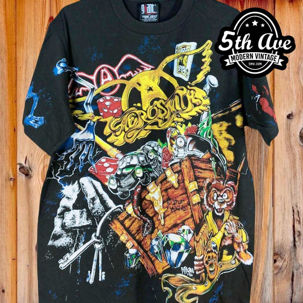 Aerosmith vintage tee online