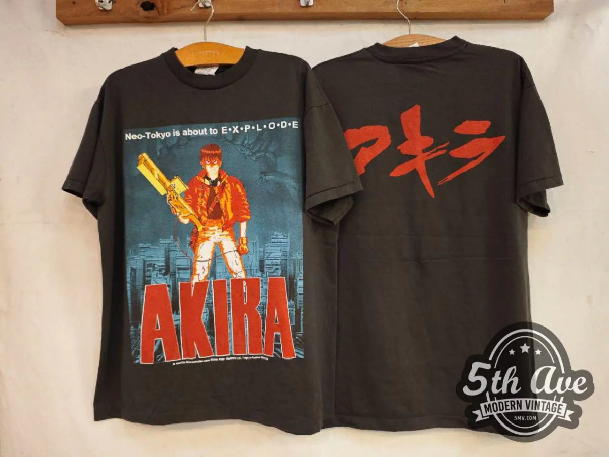 Akira Limited Edition T-Shirt: Iconic Anime Fusion - Vintage Band Shirts