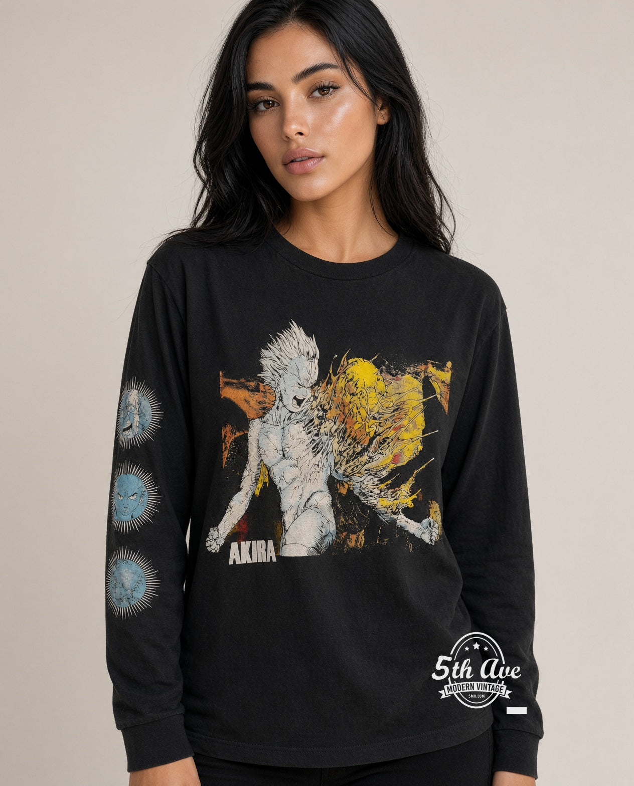 Akira Tetsuo Arm Esper Sphere Long Sleeve Vintage Anime Tee