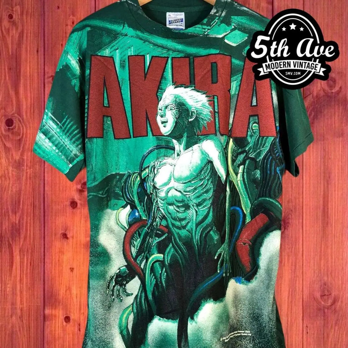 Akira Tetsuo Shima - AOP all over print New Vintage Anime T shirt - Vintage Band Shirts