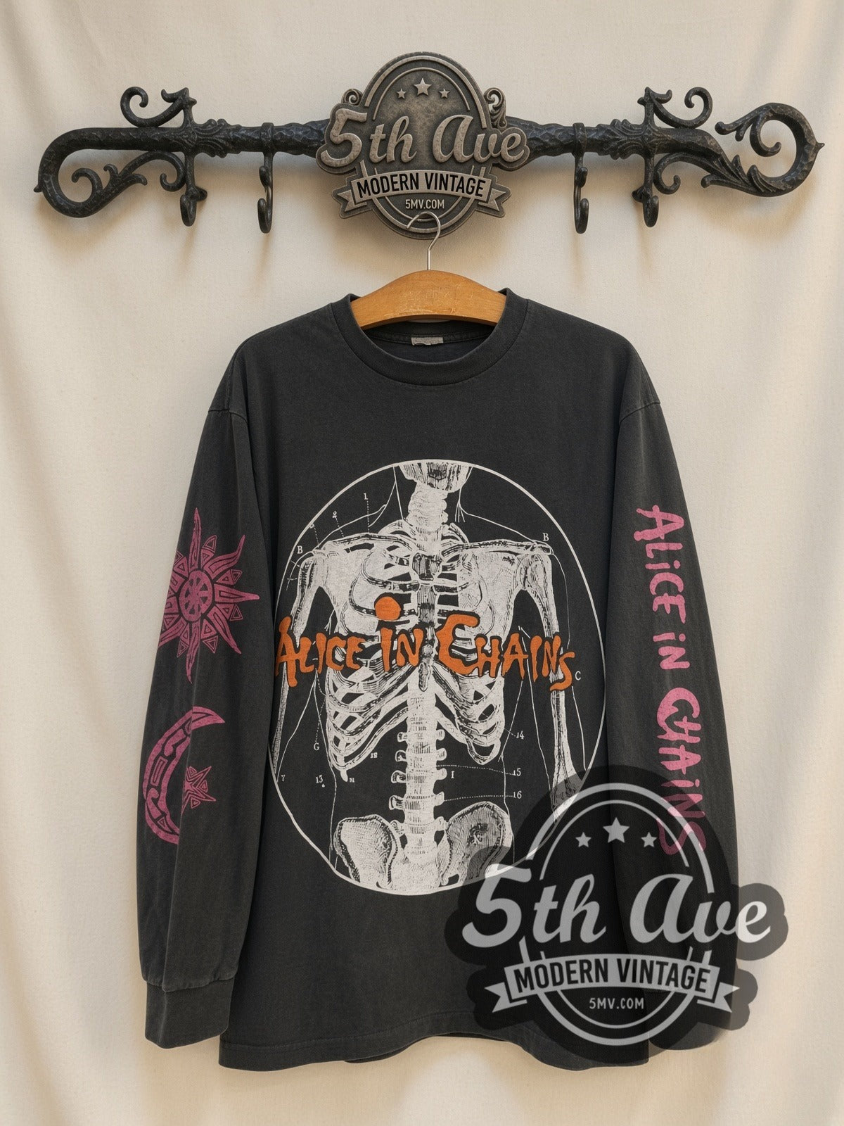 Alice in Chains In Wonderland Black Vintage Band T-Shirt