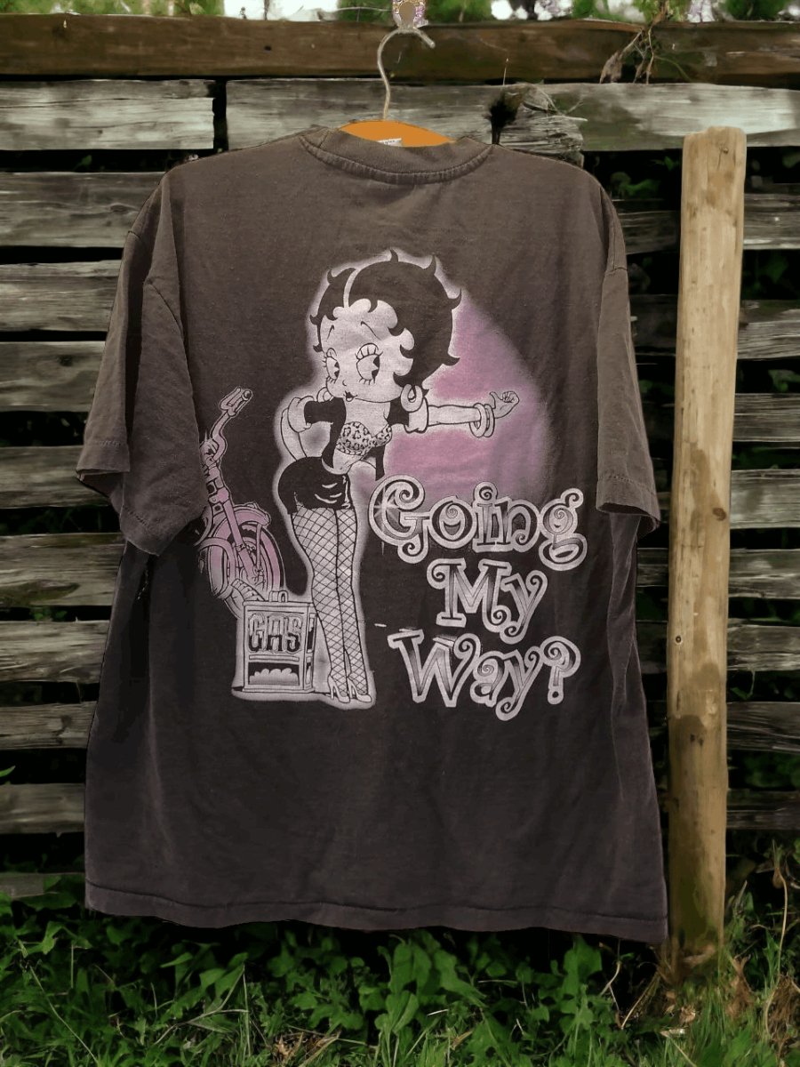 Betty Boop Going My Way? single stitch. - Vintage Band Shirts