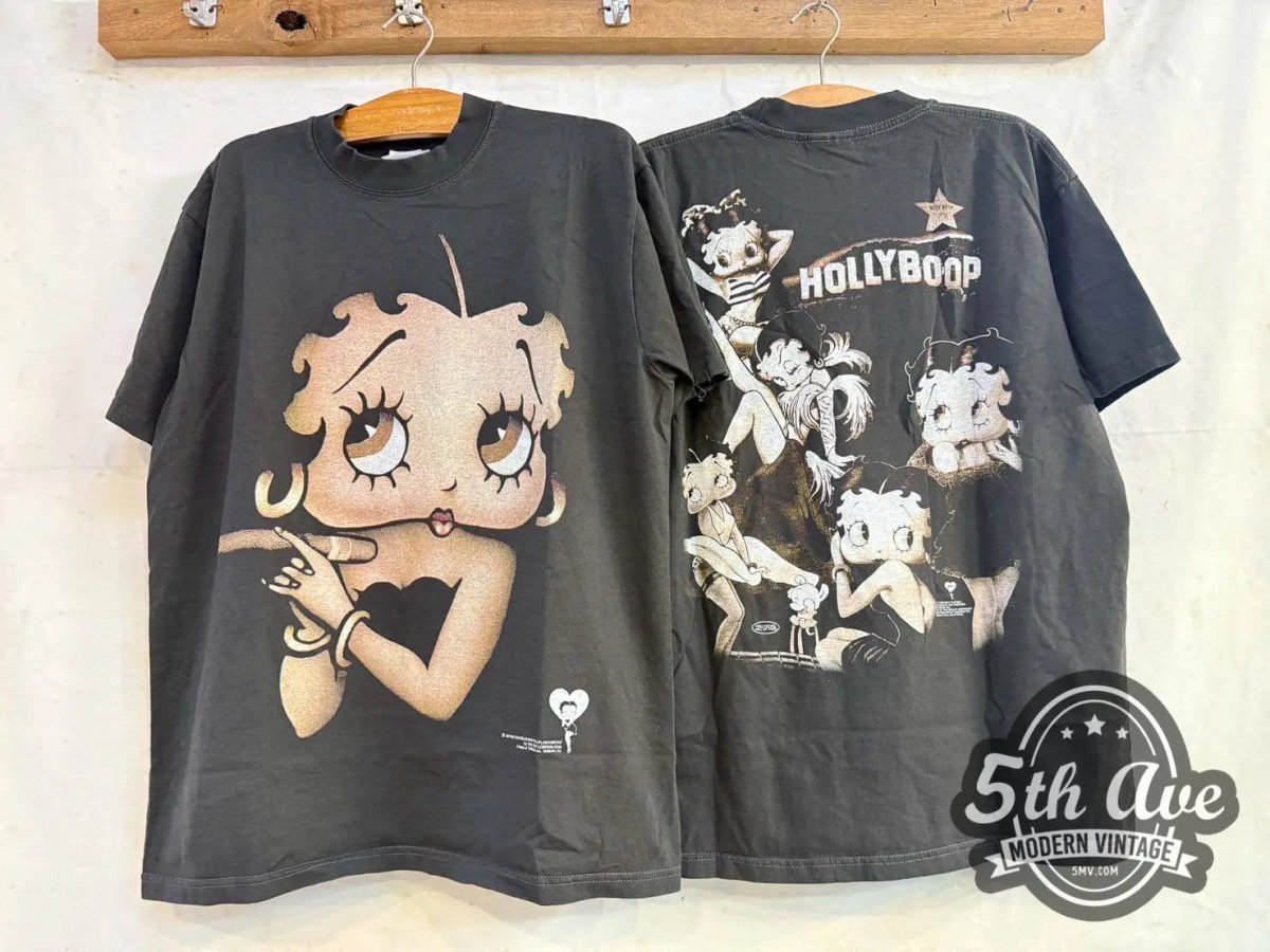 Betty Boop HOLLYBOOP - New Vintage Animation T shirt - Vintage Band Shirts