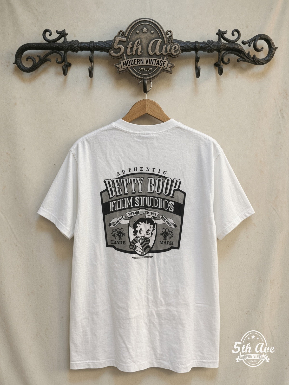 Betty Boop The Wizard of Boop vintage t-shirt back on rack