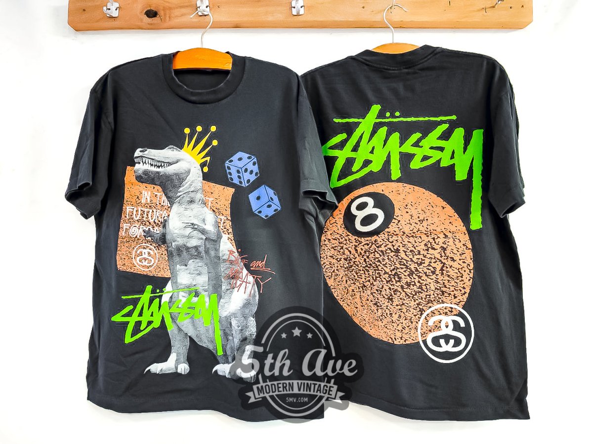 BIG and MEATY X Stüssy - Vintage Reprint T-Shirt - Vintage Band Shirts