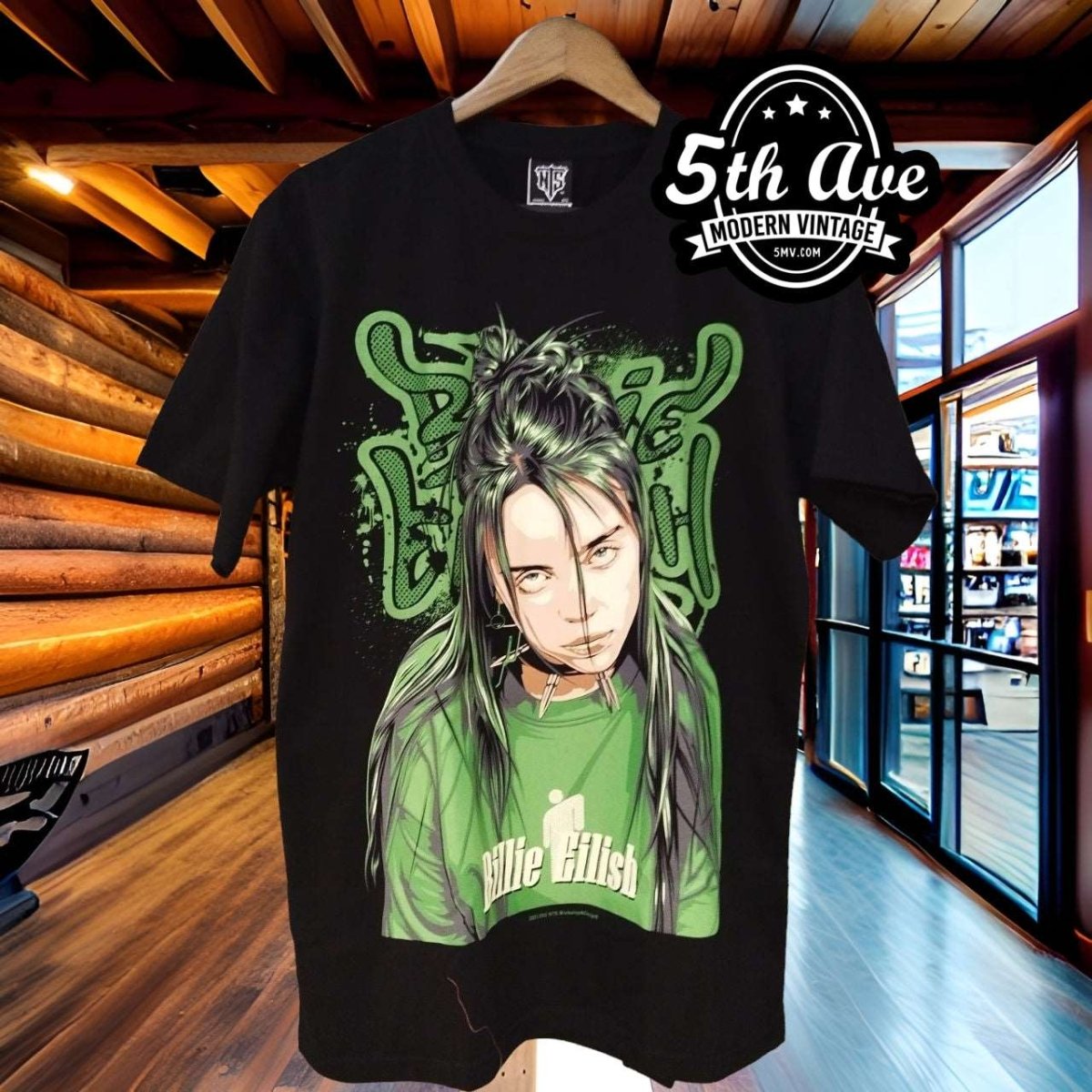 Billie Eilish Tee : 100% cotton crew neck - Vintage Band Shirts