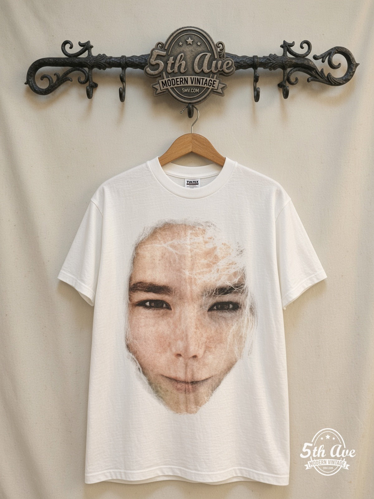Björk Post Face / Sednaoui 1996 vintage band t-shirt on rack