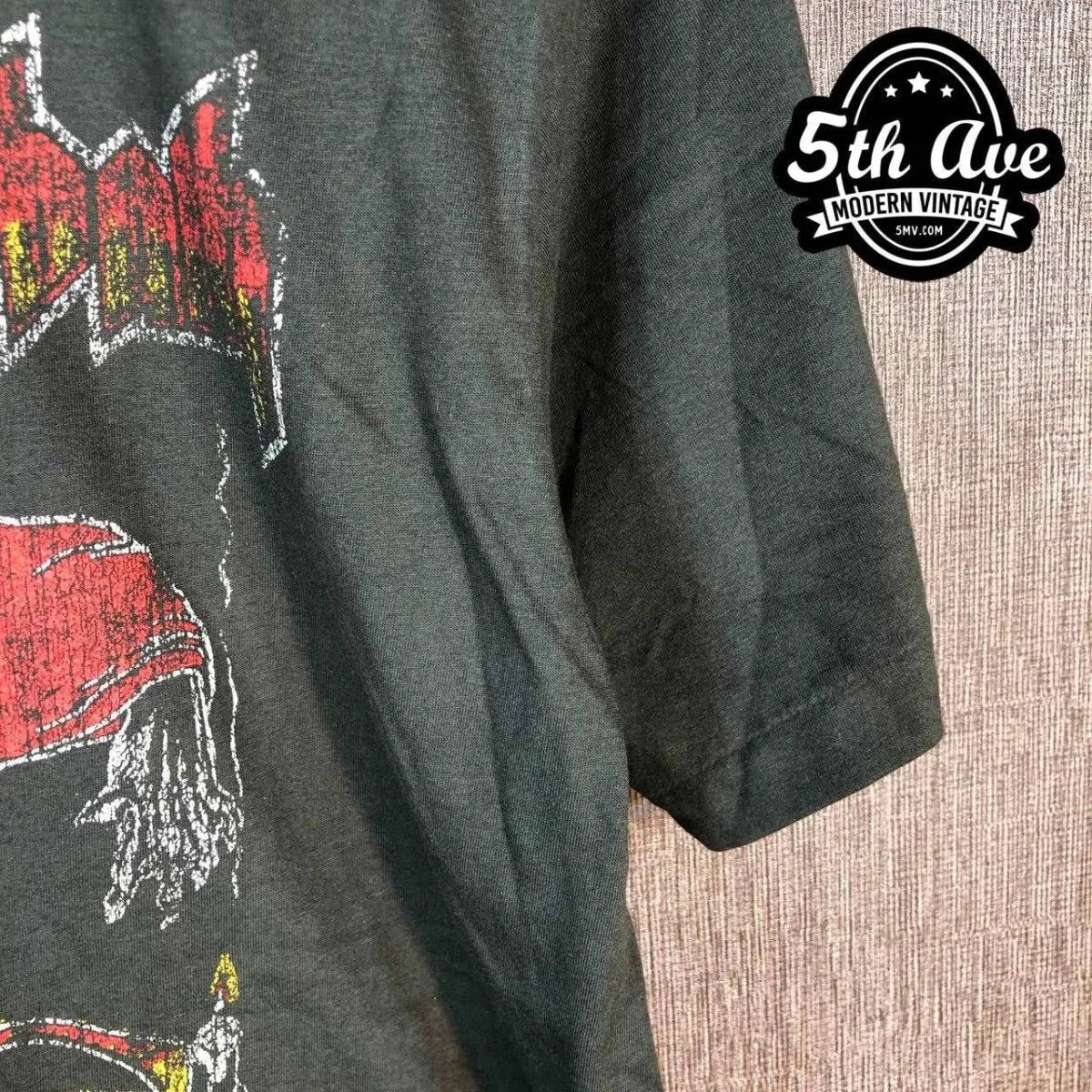 Black Sabbath World Tour Captain Boot T Shirt - Vintage Band Shirts