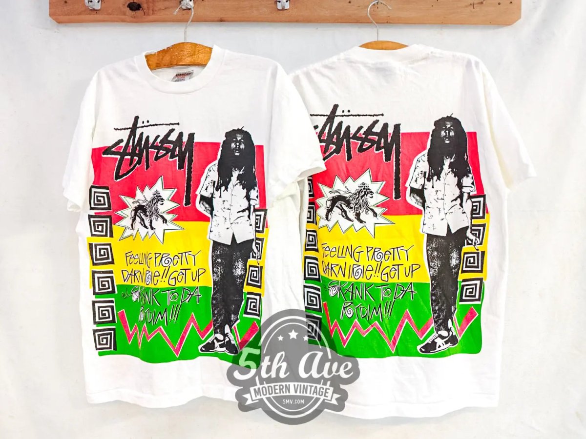 Bob Marley x Stüssy - New Vintage Band T shirt - Vintage Band Shirts