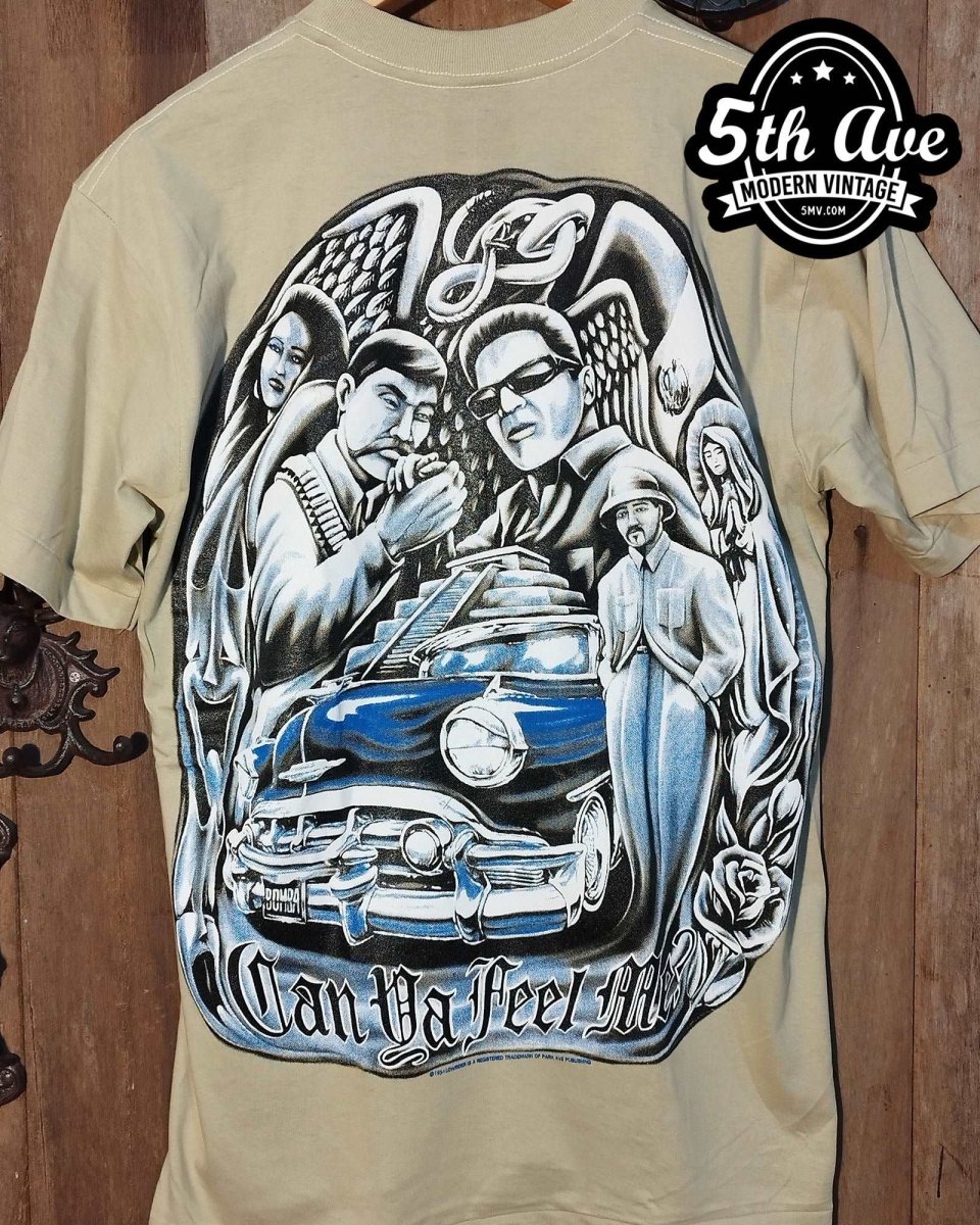 Can ya feel me? - Rollin hard lowrider low rider car culture t shirt - Vintage Band Shirts