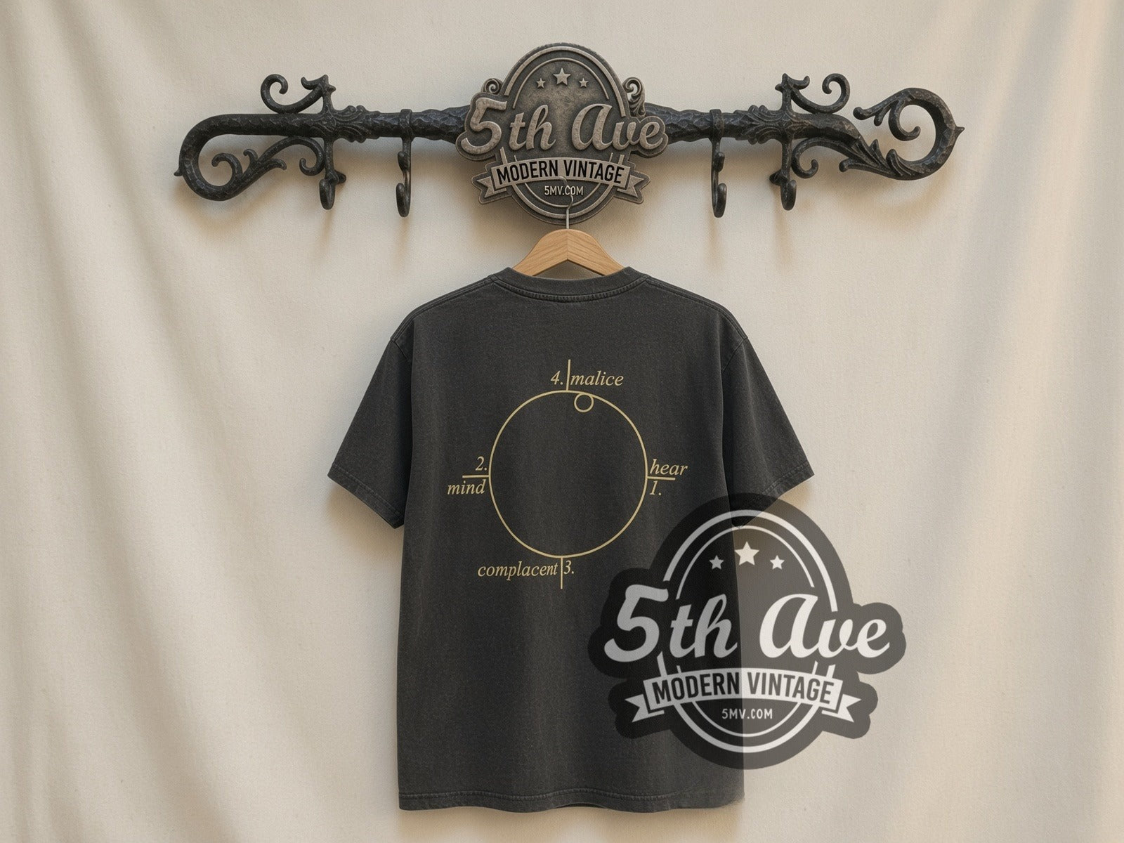 Marilyn Manson Against All Gods Tour 2004 MM Portrait Tee