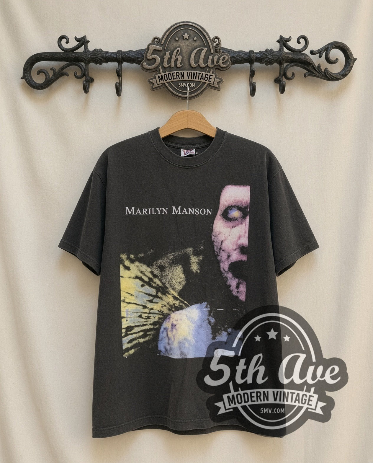 Marilyn Manson New Retro Style Vintage Band T-Shirt