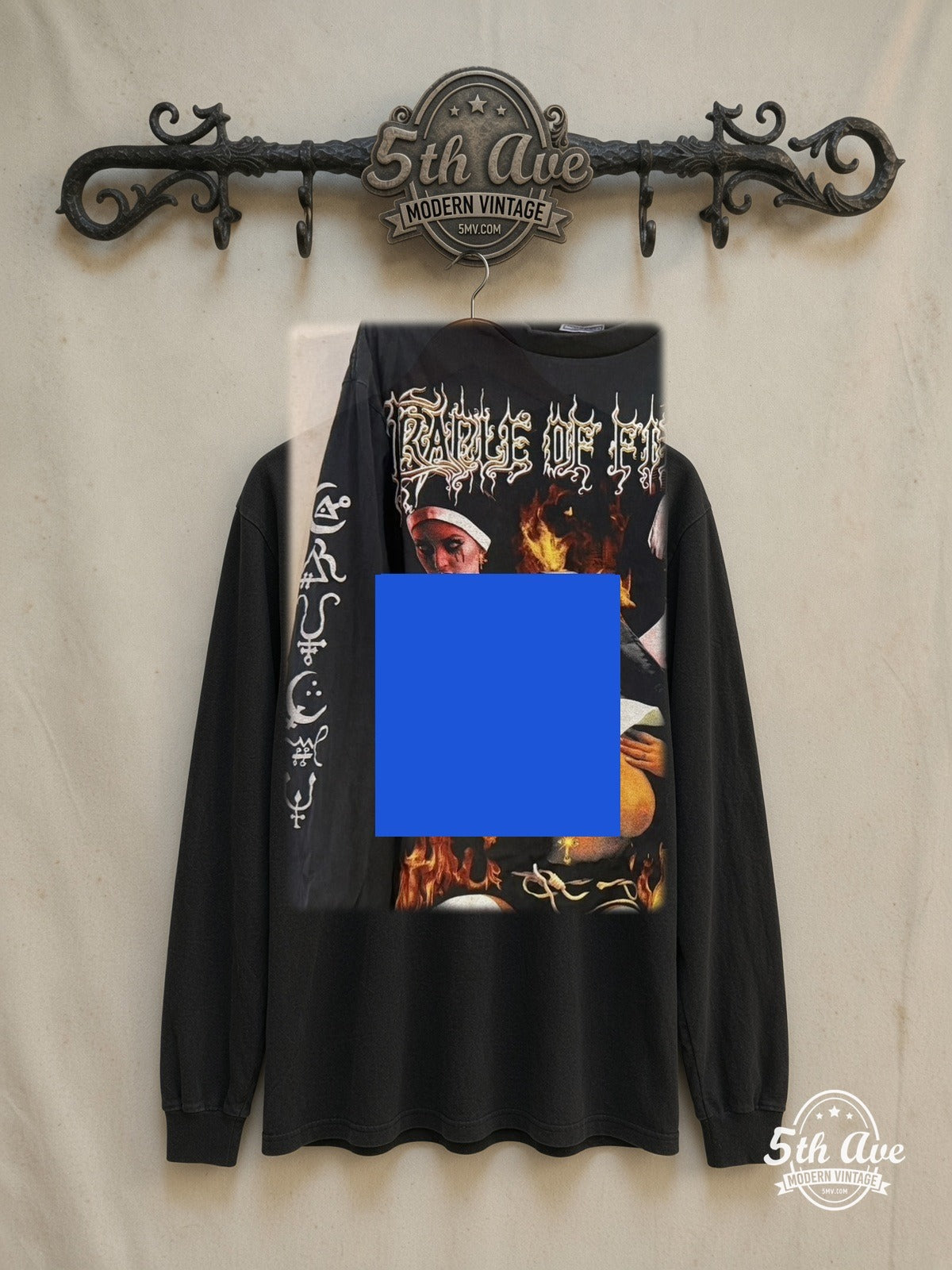 Cradle of Filth Cult of Venus Aversa long sleeve vintage band t-shirt on rack