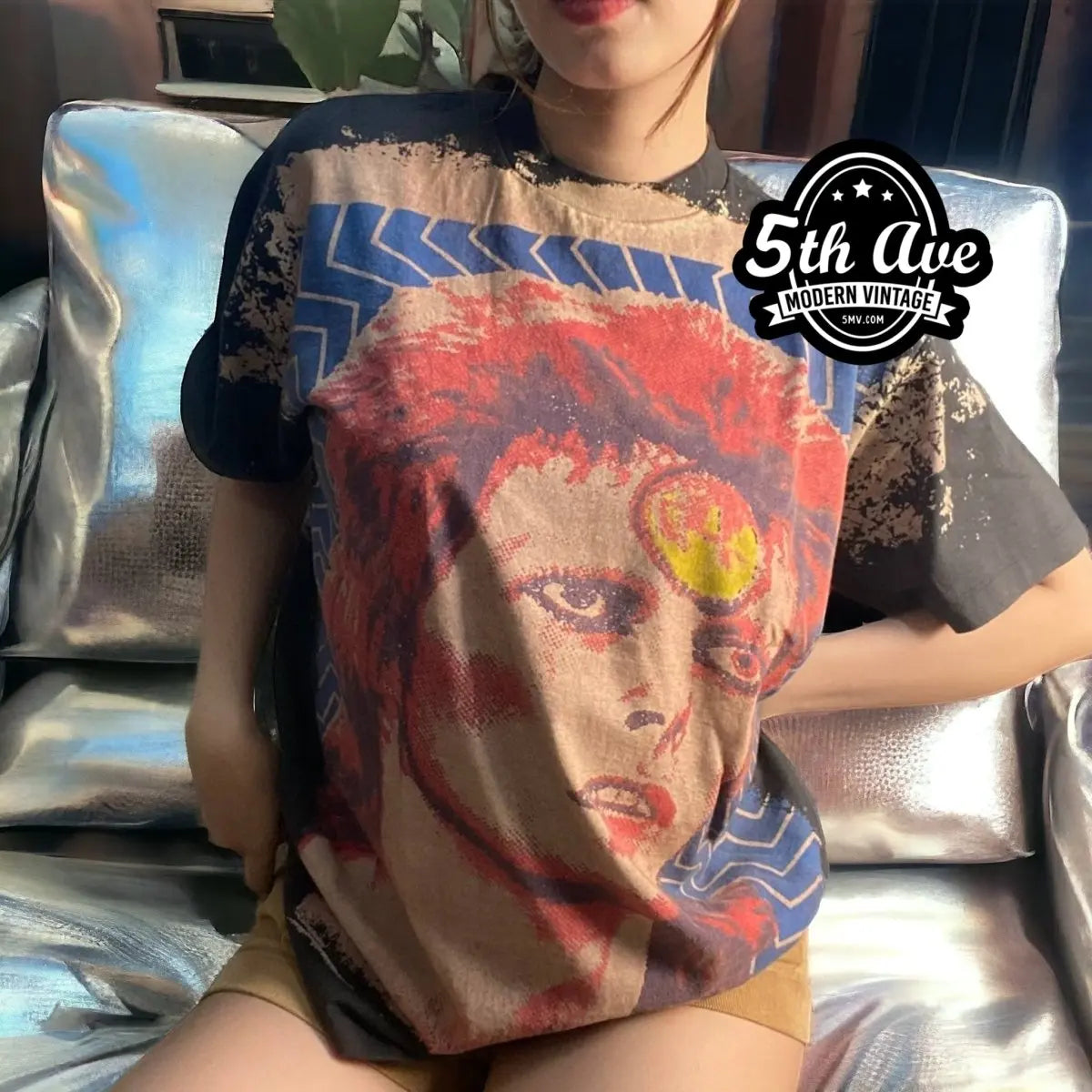David Bowie Mosquitohead T Shirt - Vintage Band Shirts