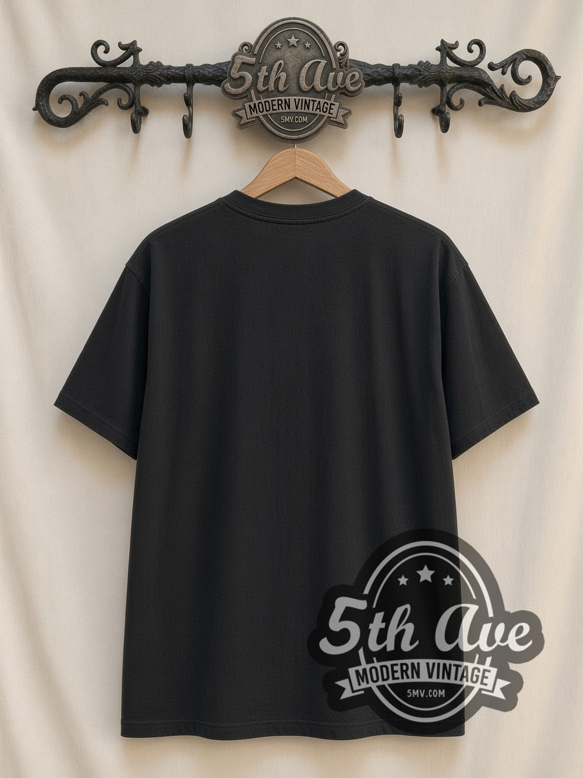 Deftones Adrenaline Album Cover Blue Script vintage band t-shirt, back view on the 5MV rack