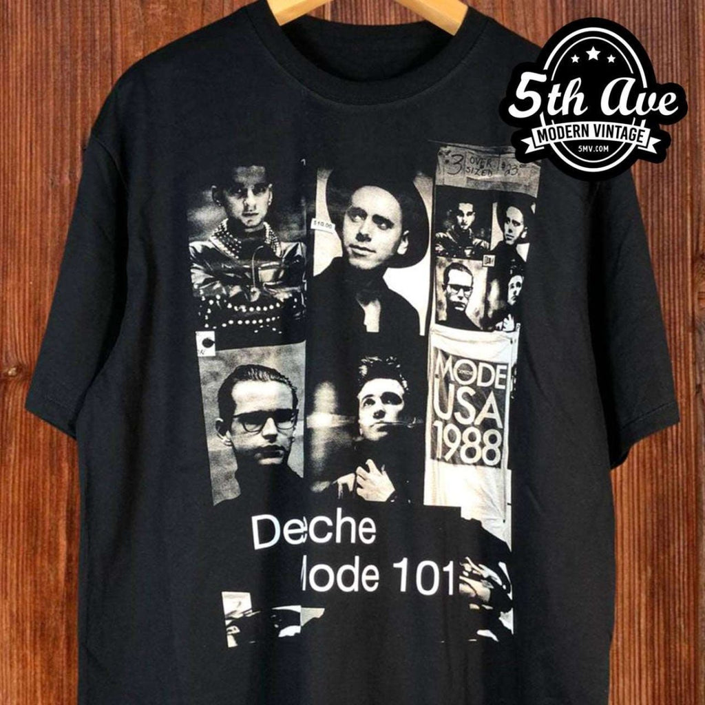 Depeche Mode 101 New Vintage Band T shirt Vintage Band Shirts