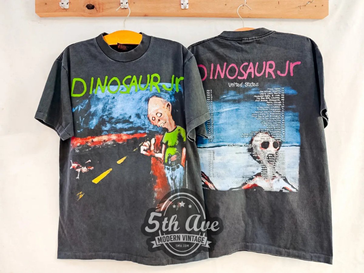 Dinosaur Jr. Where You Been US UK Netherlands tour 1993 - New Vintage Band T shirt - Vintage Band Shirts