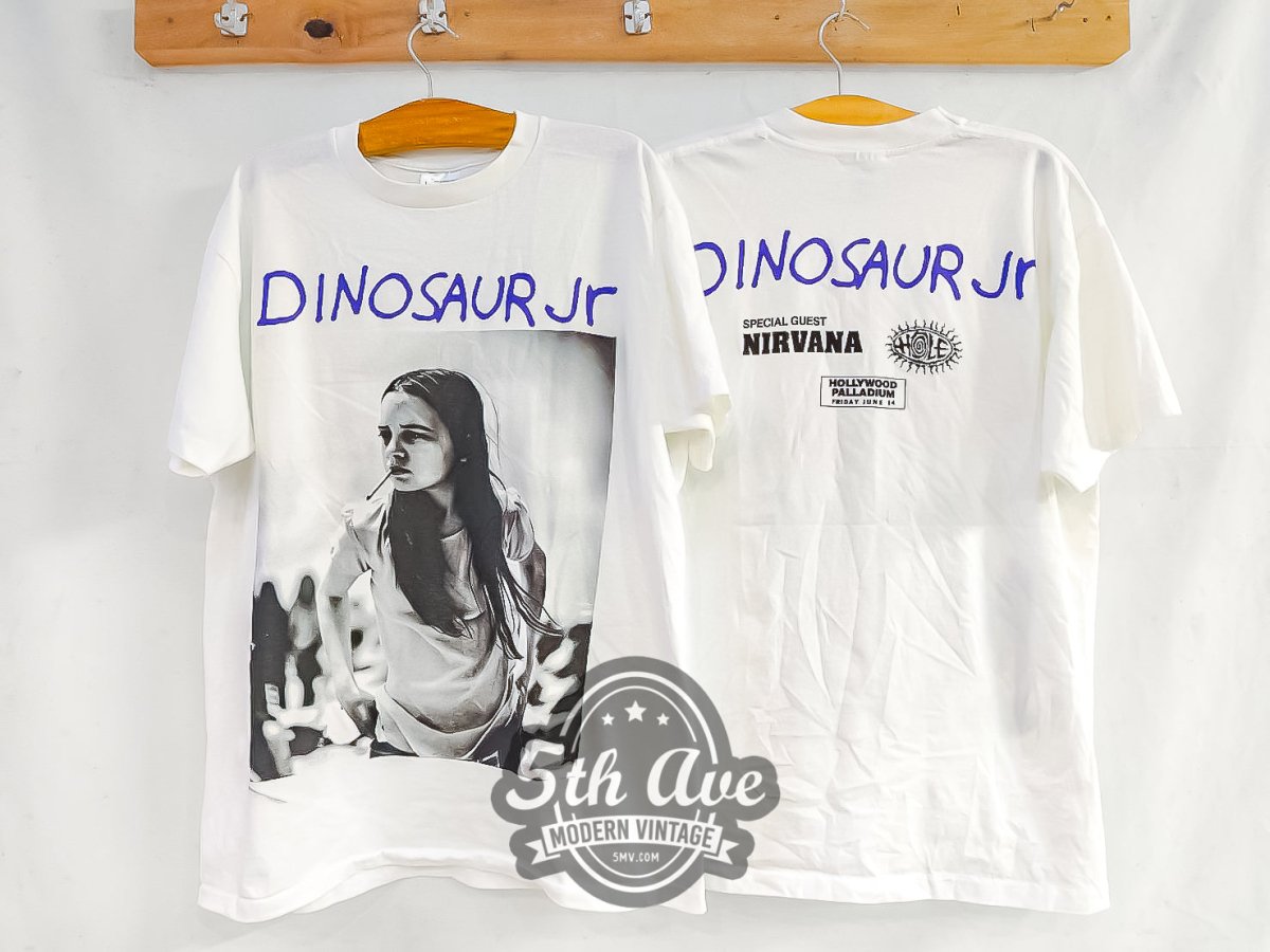 Dinosaur Jr. 'With Special Guests NIRVANA' - Vintage Reprint Band T-Shirt - Vintage Band Shirts