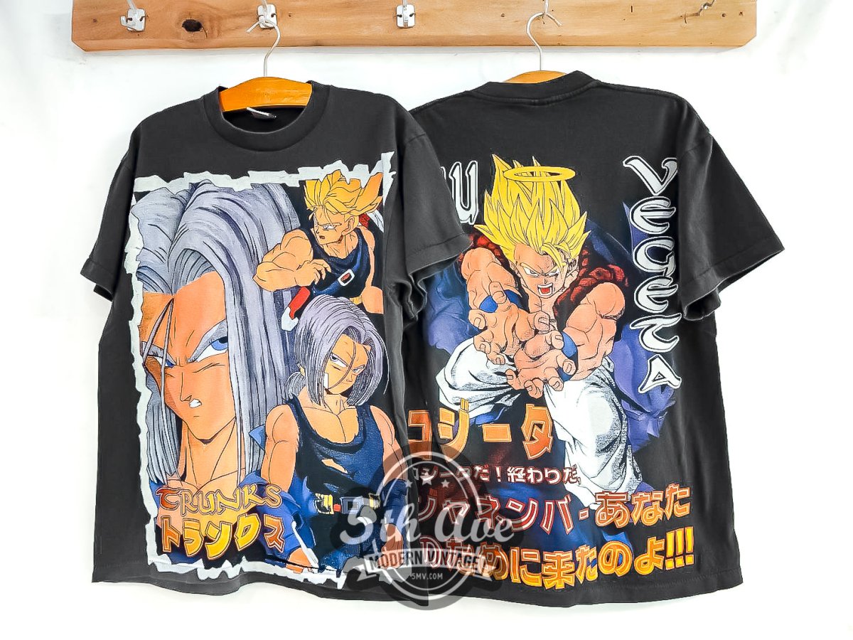 Dragon Ball Z 'Future Trunks' - AOP All Over Print Vintage Reprint Anime T-Shirt - Vintage Band Shirts