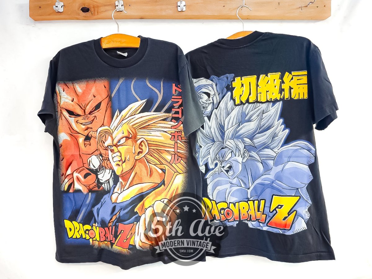 Dragon Ball Z 'The Majin Buu Saga' - AOP All Over Print Vintage Reprint Anime T-Shirt - Vintage Band Shirts