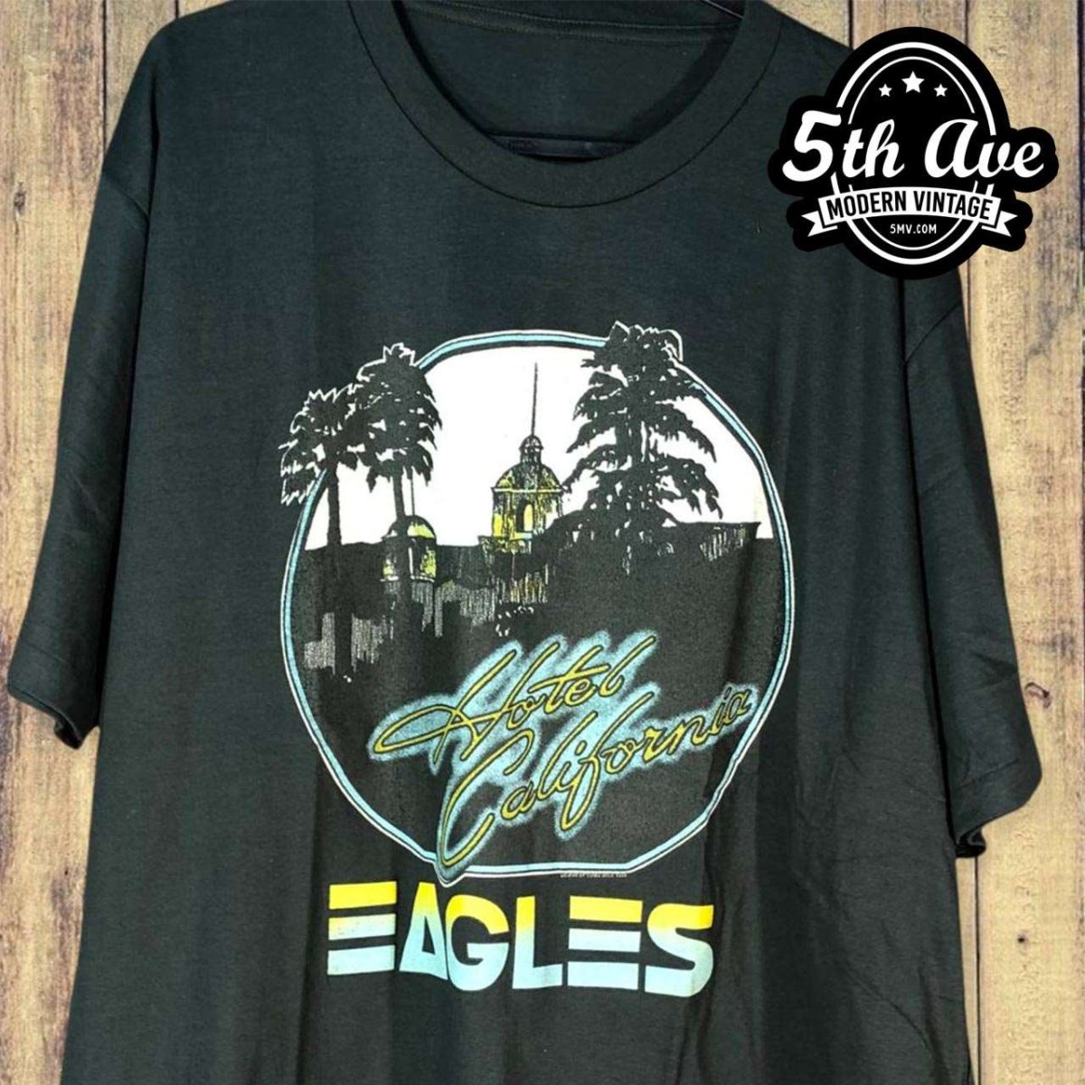 Eagles Hotel California Album Art Tribute Tee - Vintage Band Shirts