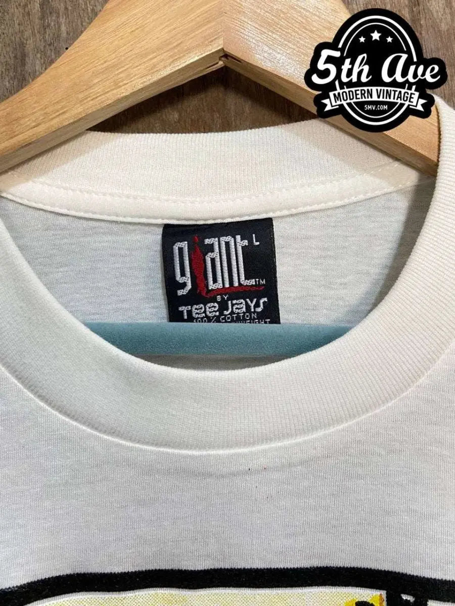 Eagles Hotel California White Tribute Tee - Vintage Band Shirts