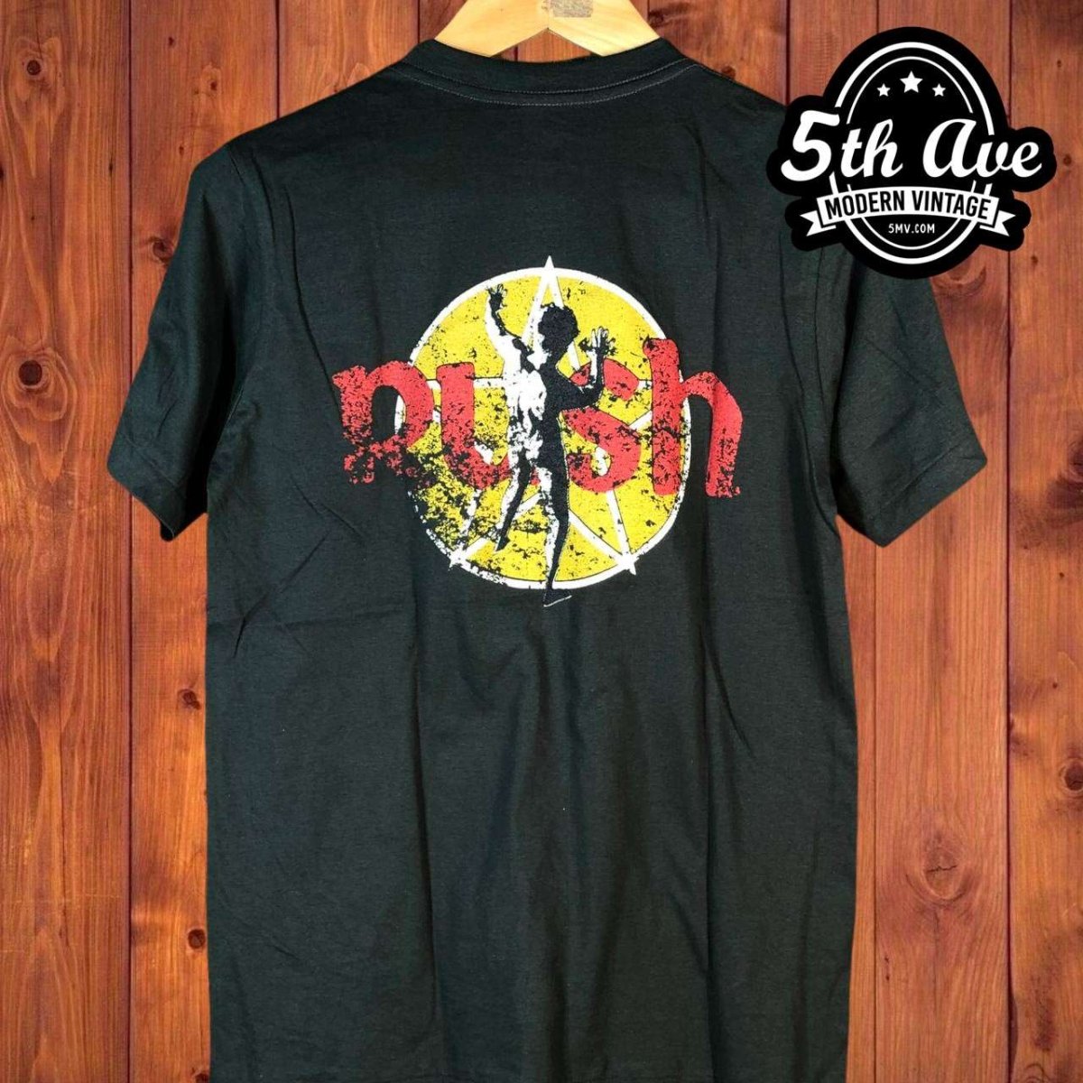 Exclusive Rush Starman T-Shirt: Vintage Style, Iconic Design - Available Only at 5MV - Vintage Band Shirts