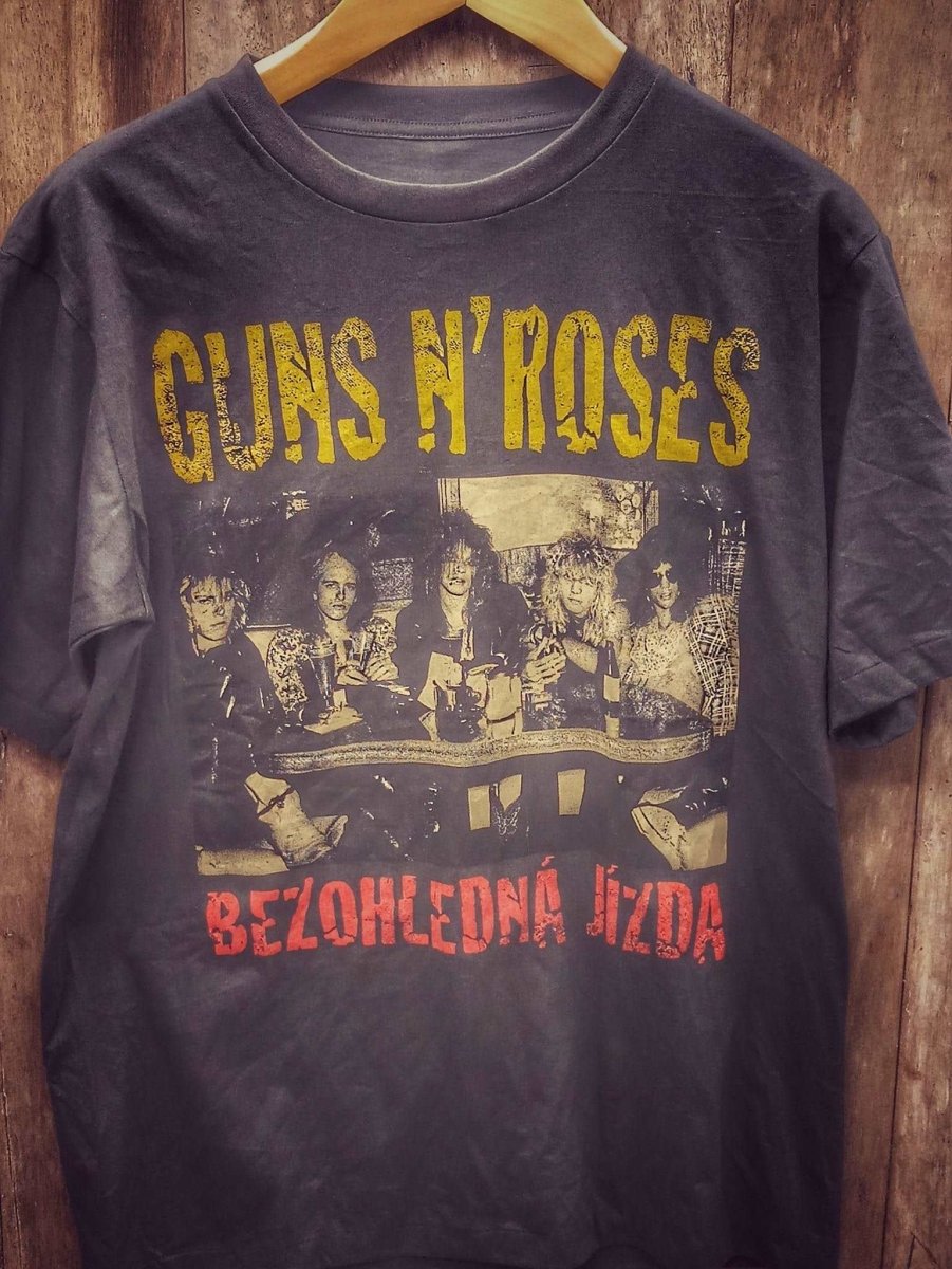 Faded Noir: The Ultimate Guns N' Roses Vintage-Feel Streetwear Tee - Vintage Band Shirts