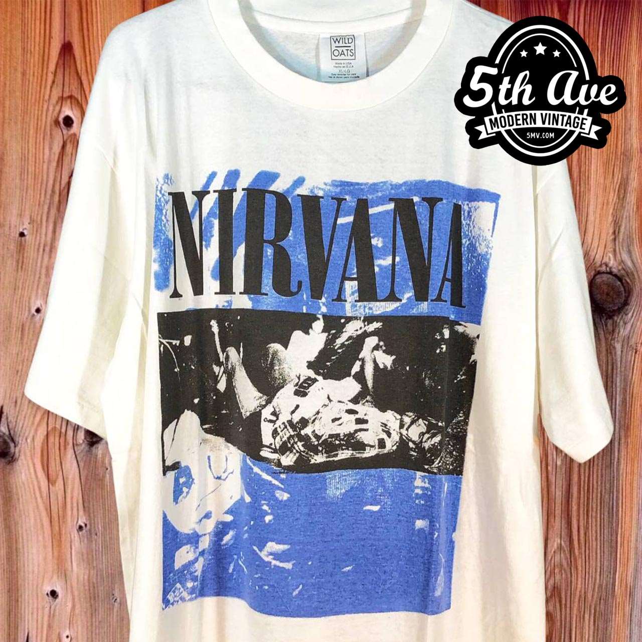 Nirvana on Sub Pop Records - New Vintage Band T shirt - Vintage