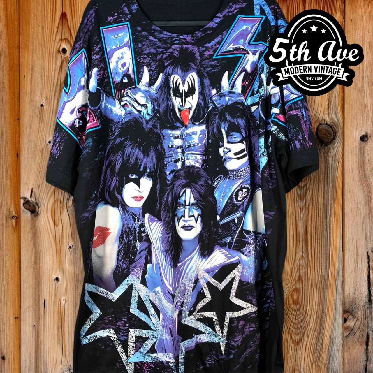 Kiss Band Shirt, Vintage Kiss Tee