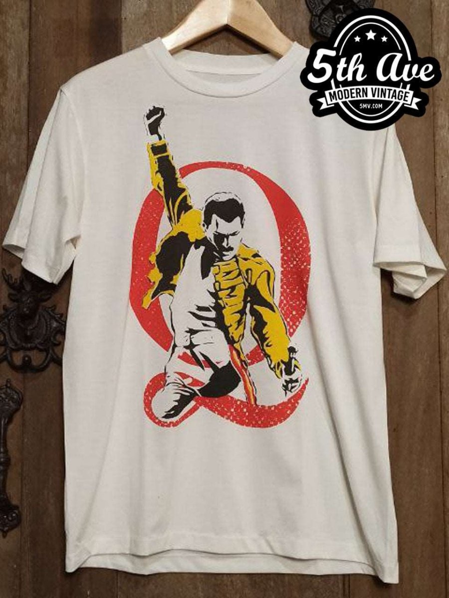 Freddie Mercury Queen - New Vintage Band T shirt - Vintage Band Shirts