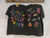 Grateful Dead Psychedelic Teddy Bear Spiral & Tour Cities Commemorative Black T-Shirt - Vintage Band Shirts