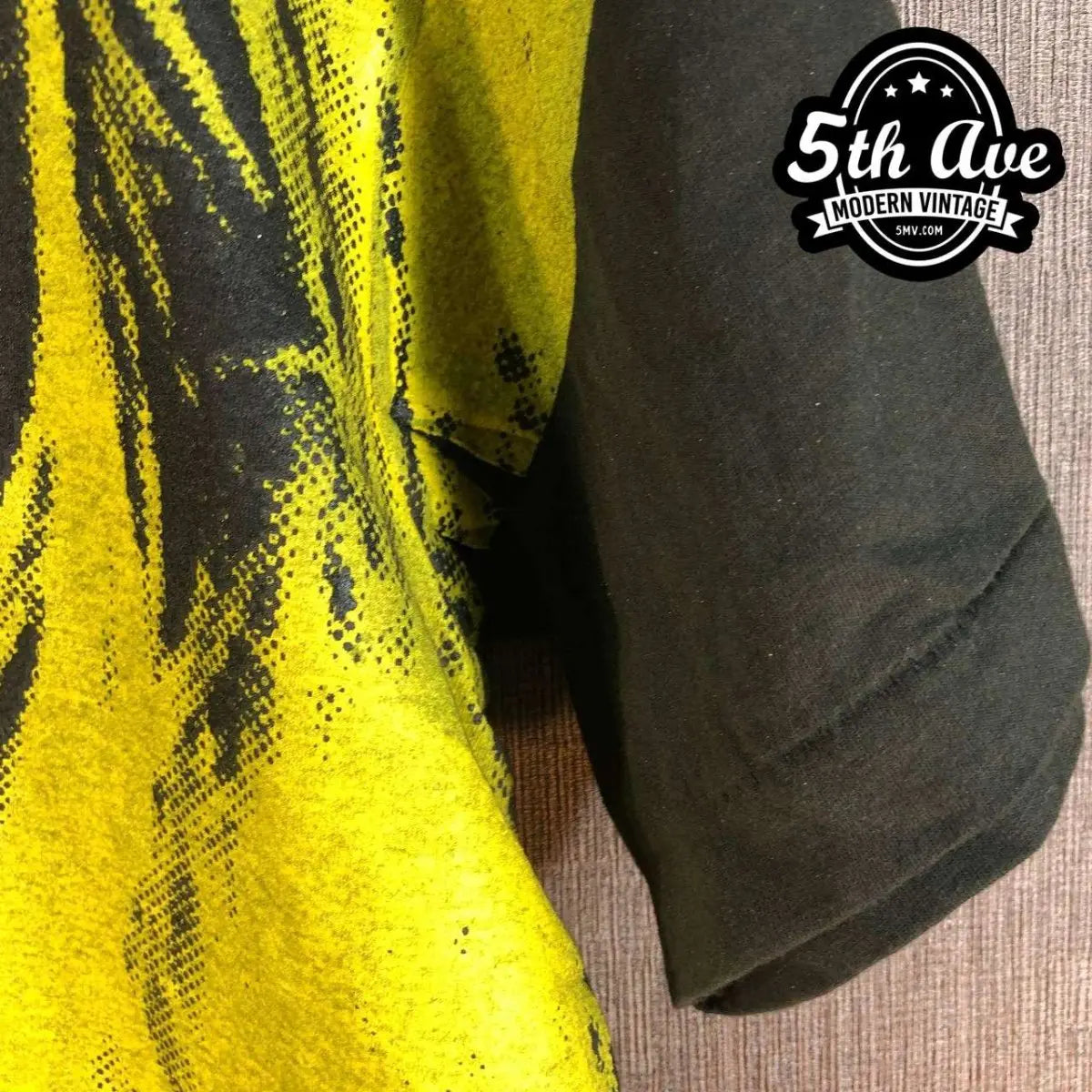 Grunge Is Dead: Nirvana All-Over Print Single Stitch Black t shirt with Giant Tag - Vintage Band Shirts