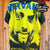 Grunge Is Dead: Nirvana All-Over Print Single Stitch Black t shirt with Giant Tag - Vintage Band Shirts