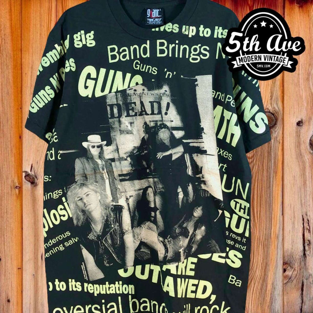 Guns N' Roses - AOP all over print New Vintage Band T shirt