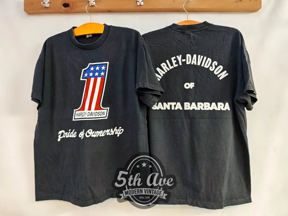 Harley Davidson of Santa Barbara Pride of Ownership - New Vintage T shirt - Vintage Band Shirts