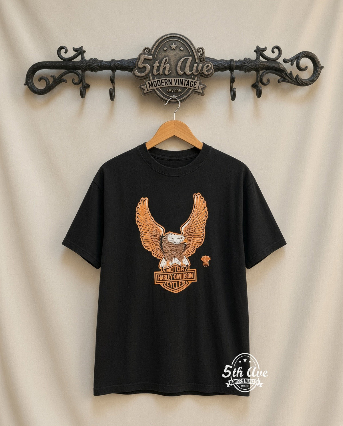 Harley-Davidson – Harley Davidson 'Southern Nevada' Las Vegas – Vintage Graphic Tee vintage tee on 5th Ave cream rack — front