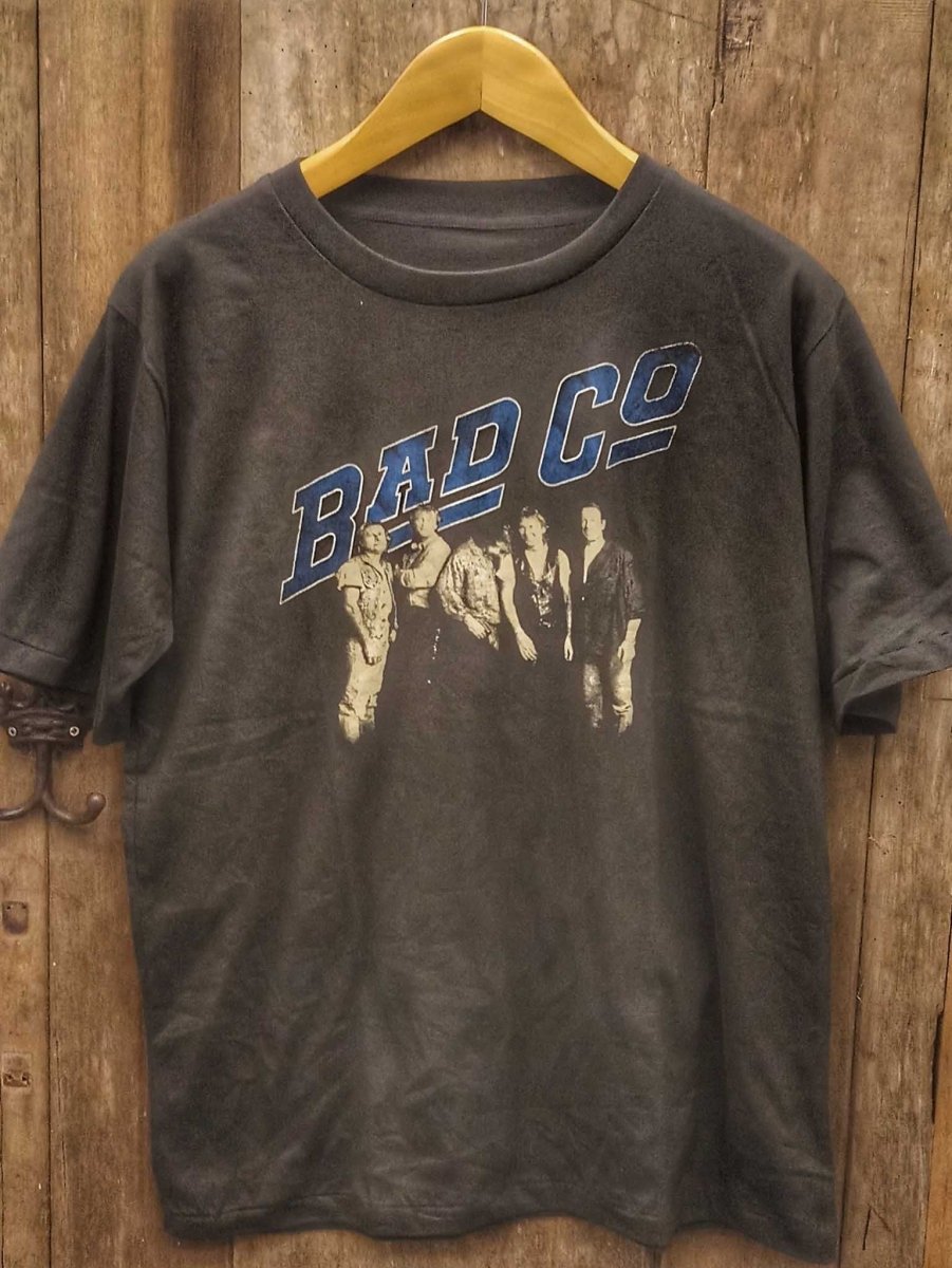 Harmonies of History: Unveiling the Bad Company Tribute t shirt - Vintage Band Shirts