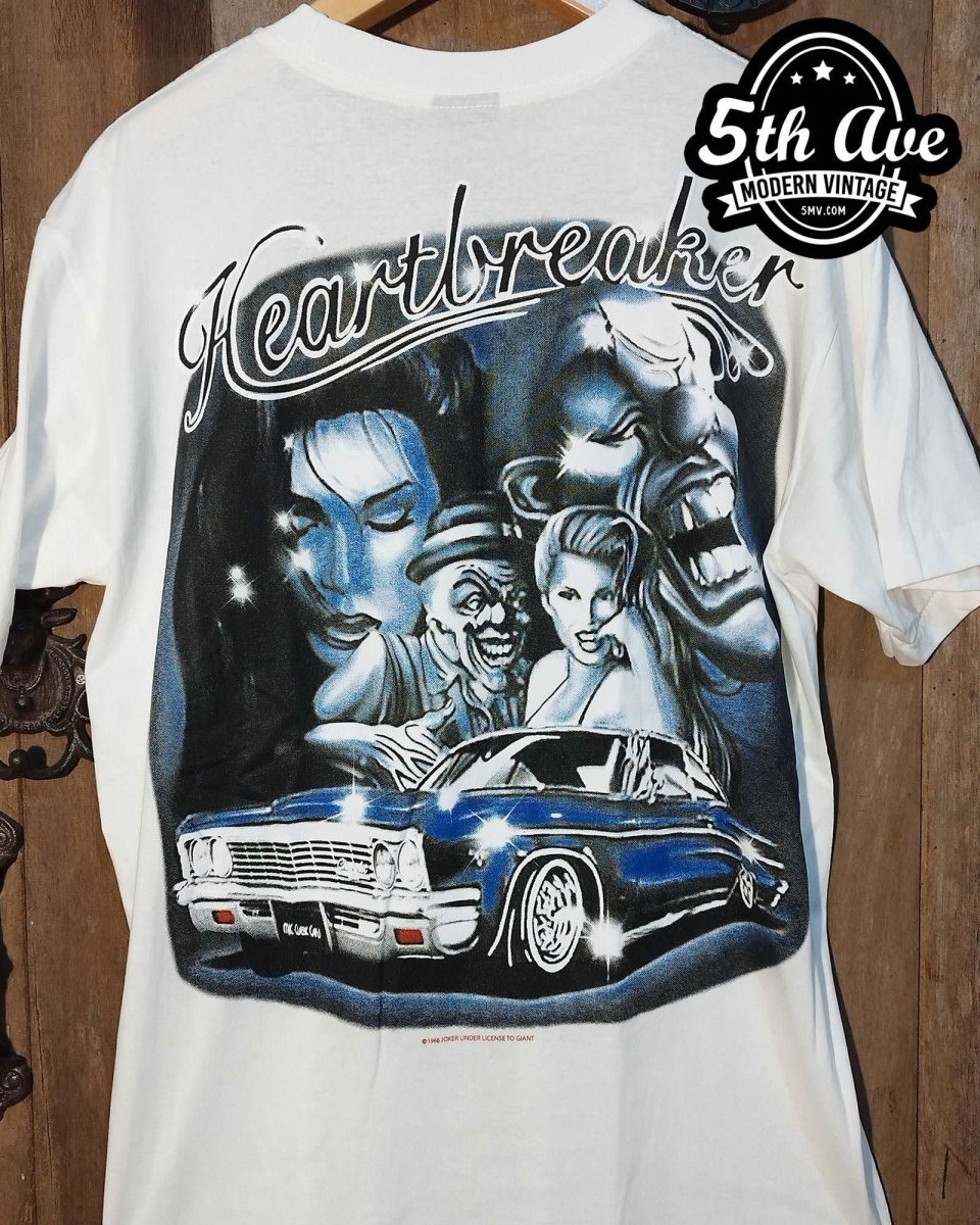 Heartbreaker - Rollin hard lowrider low rider car culture t shirt - Vintage Band Shirts