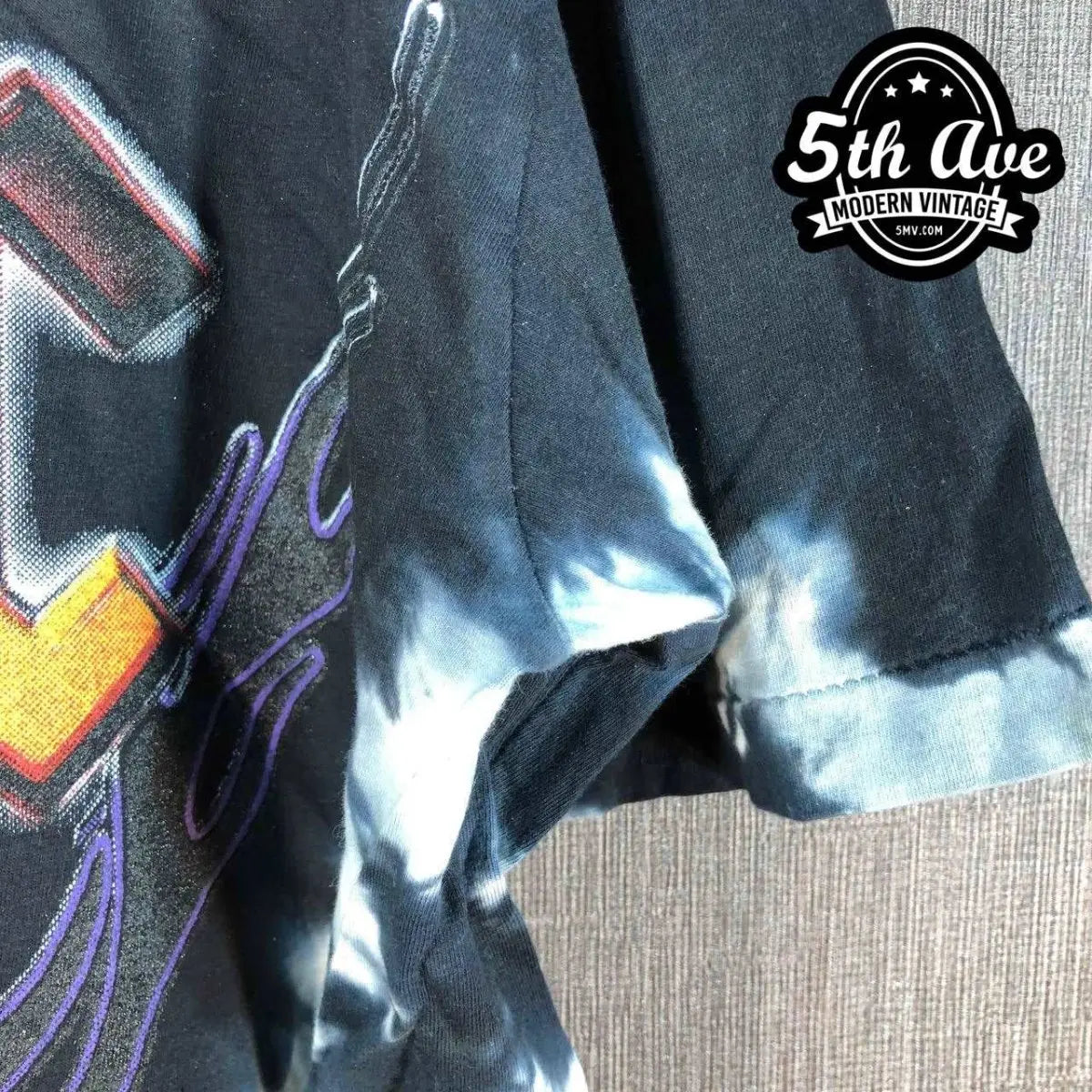 Hells Bells: AC/DC Tie-Dye Single Stitched Crew Neck t shirt for Rock 'n' Roll Rebels - Vintage Band Shirts