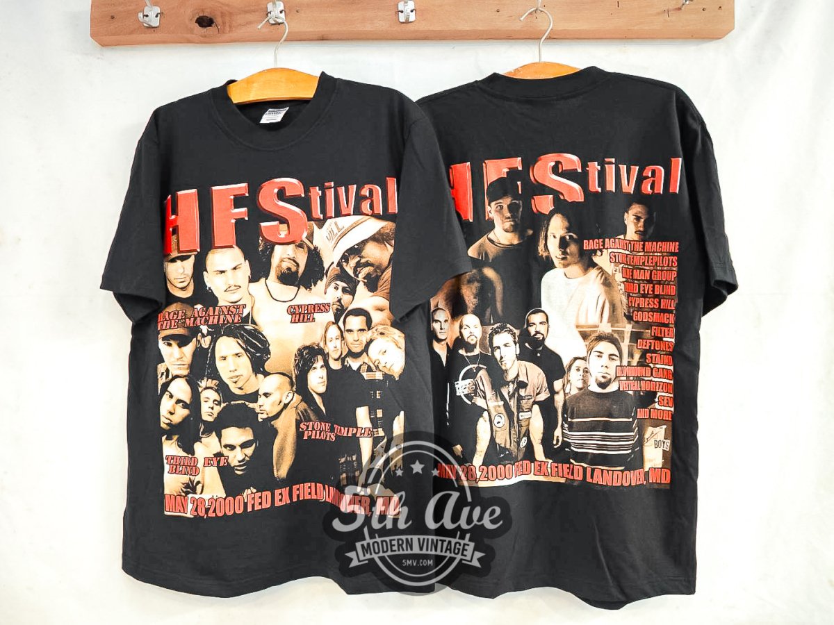 HFStival 'Rock festival' - Vintage Reprint Band T-Shirt - Vintage Band Shirts