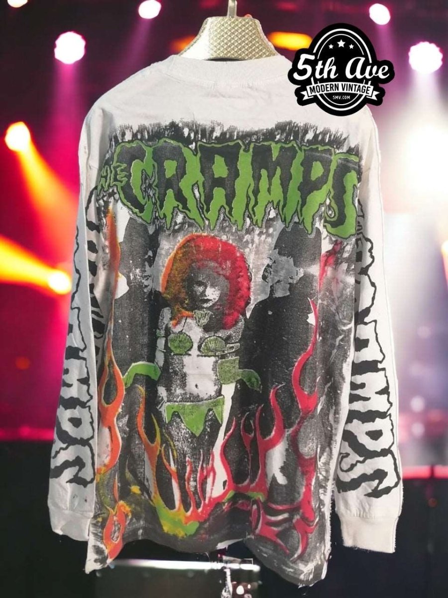 Iconic Rock Tribute: The Cramps Long Sleeve T-Shirt - Vintage Band Shirts