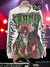Vintage Bootleg Slayer: Unleash the Darkness with an All Over Print Single Stitch Black Short Sleeve t shirt