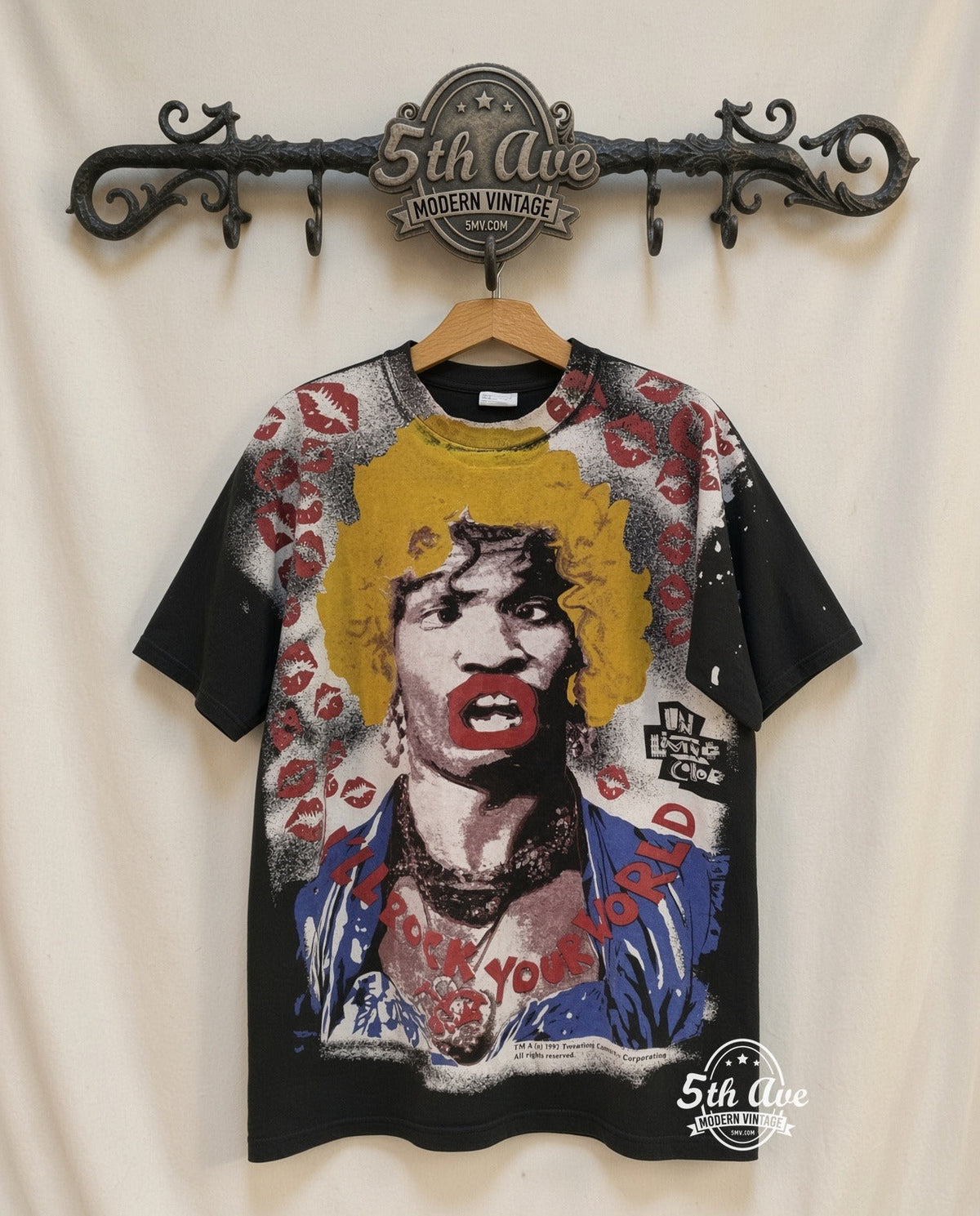 In Living Color – Mosquitohead – Vintage Movie Tee vintage tee on 5th Ave cream rack — front