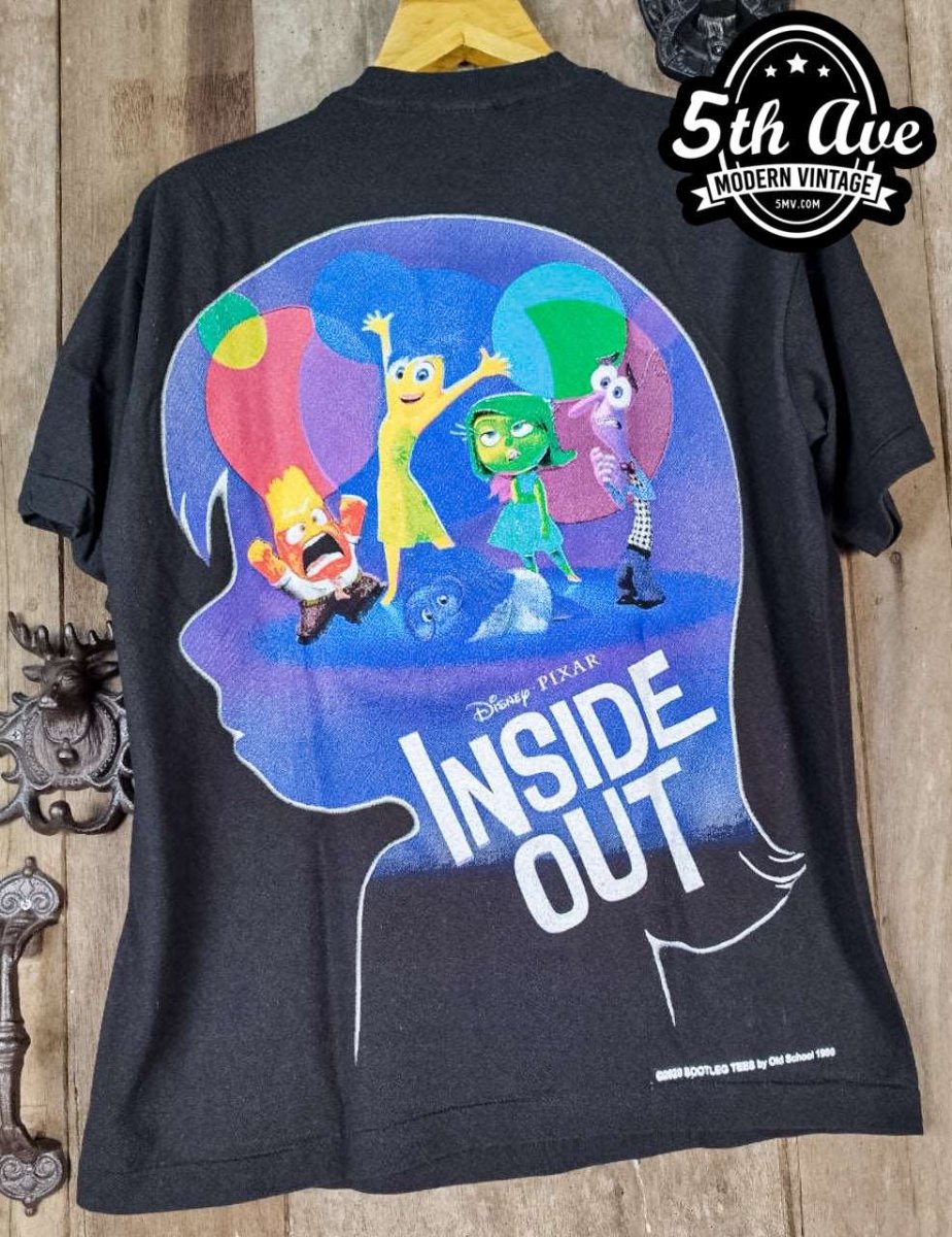 Inside Out - New Vintage Animation T shirt - Vintage Band Shirts