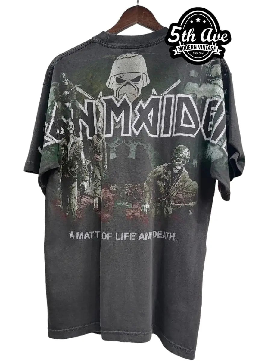 Iron Maiden A Matter Of Life And Death T Shirt - Vintage Band Shirts